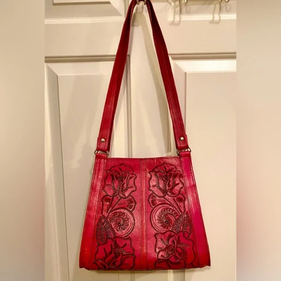 Authentic leather pink purse - Picture 10 of 15